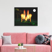 Vuurvliegen Canvas Afdruk (Insitu (Woonkamer))