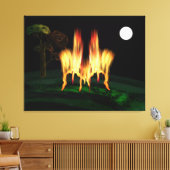 Vuurvliegen Canvas Afdruk (Insitu (Woonkamer))