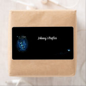 Vuurvliegen in Jar Gepersonaliseerde Mason Jar Etiket (Insitu)