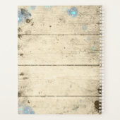 Vuurvliegen in Jars op hout Planner (Achterkant)