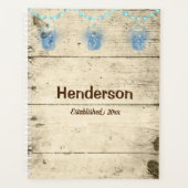 Vuurvliegen in Jars op hout Planner (Voorkant)