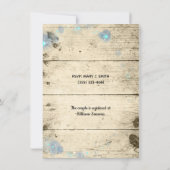 Vuurvliegen in Jars Rustic Wedding Shower Kaart (Achterkant)