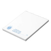 Vuurvliegen in Mason Jar gepersonaliseerd Notitieblok (Linkerzijde)