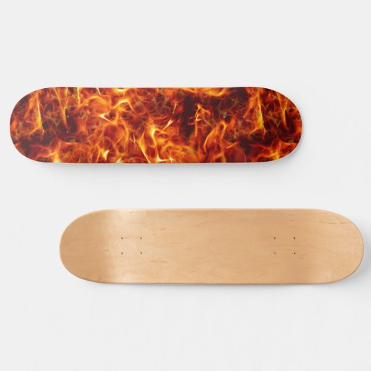 Vuurvliegen Inferno Pattern Persoonlijk Skateboard (Horizontaal)
