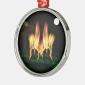 Vuurvliegen Metalen Ornament (Links)