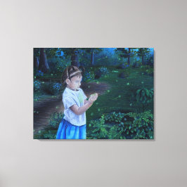 Vuurvliegen ontdekken canvas afdruk