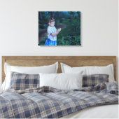 Vuurvliegen ontdekken canvas afdruk (Insitu (Slaapkamer))