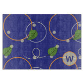 Vuurvliegen over waterglas snijplank (Voorkant)