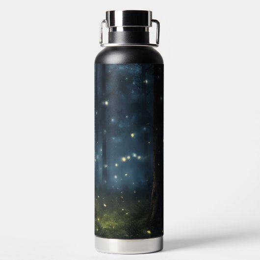 Vuurvliegen 's nachts waterfles (Achterkant)