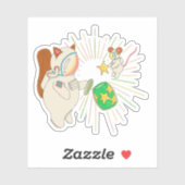 Vuurvliegen werden saai sticker (Vel)