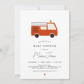 Vuurvliegend Baby shower Uitnodiging (Voorkant)