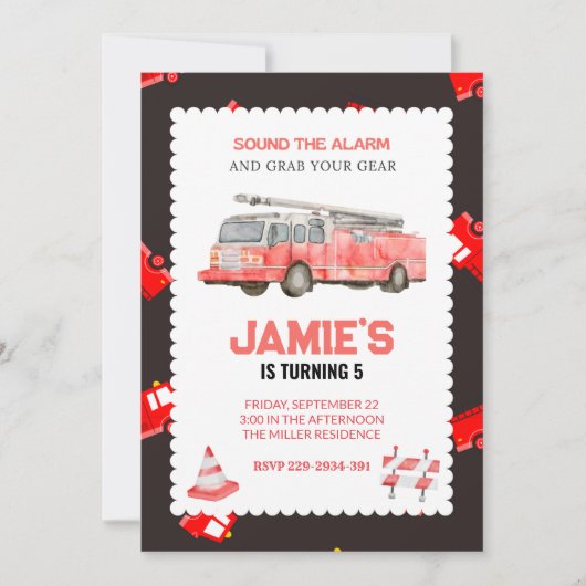 Vuurvliegendag uitnodiging (Voorkant)