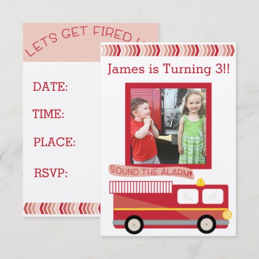 Vuurvliegendag uitnodiging (Voorkant / Achterkant)