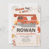 Vuurvliegendag uitnodiging | Branddag (Voorkant)