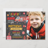 Vuurvliegendag Vuurbrandvechtjongen Uitnodiging (Voorkant)