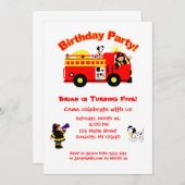 Vuurvliegende kinderdag kaart (Voorkant / Achterkant)