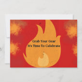 Vuurvliegerbrandbestrijding Aankondiging van de Bi (Achterkant)