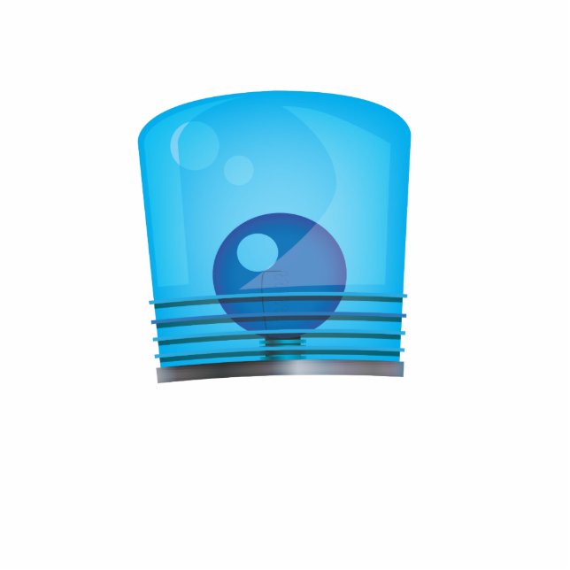 Vuurvliegerlicht Staand Fotobeeldje (Voorkant)