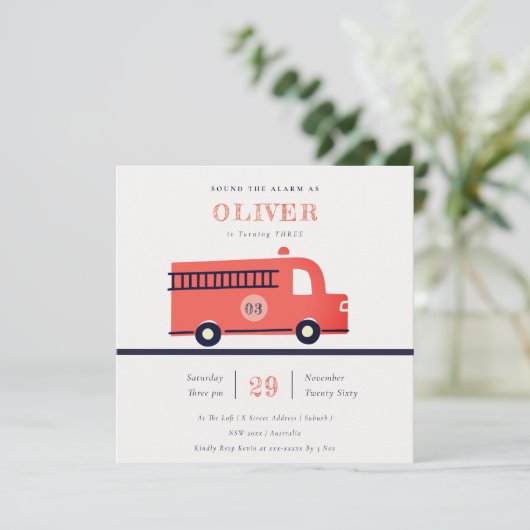 Vuurvliegermotor van de Rode marine elke zondag ui Bedankkaart (Staand voorkant)