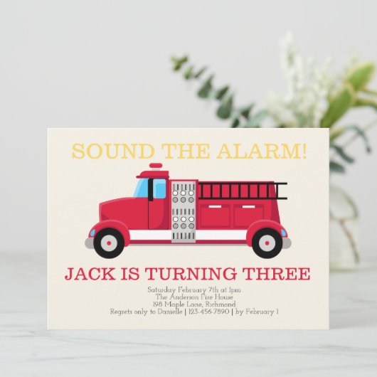 Vuurvliegers Aankondiging (Staand voorkant)