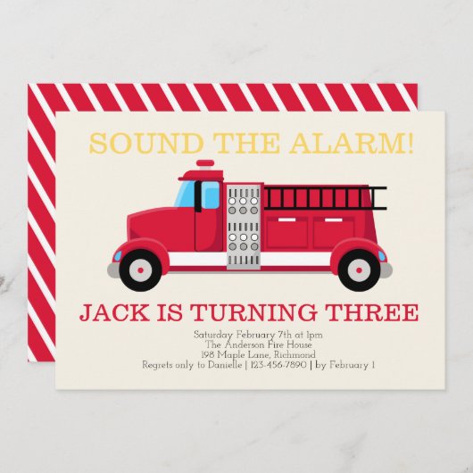 Vuurvliegers Aankondiging (Voorkant / Achterkant)