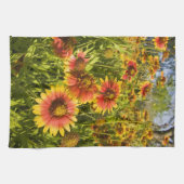 Vuurvliegers Gaillardia pulchella) Theedoek (Horizontaal)