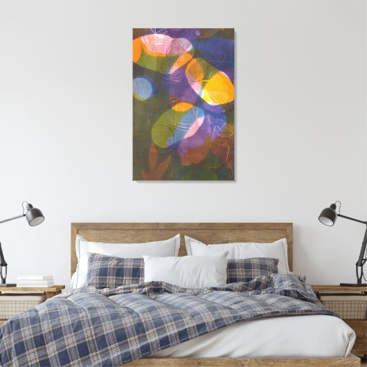 Vuurvliegers ik canvas afdruk (Insitu (Slaapkamer))