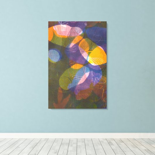 Vuurvliegers ik canvas afdruk (Insitu (Houten vloer))