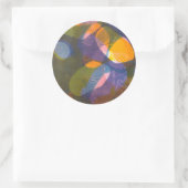 Vuurvliegers ik ronde sticker (Tas)