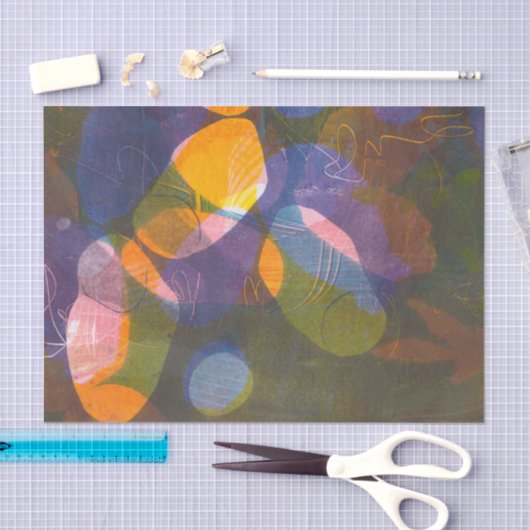 Vuurvliegers ik tissuepapier (Craft)