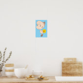Vuurvliegfee die het hart verlicht. poster (Keuken)
