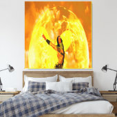 Vuurvliegje Canvas Afdruk (Insitu (Slaapkamer))