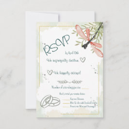 Vuurvliegje Waterverf RSVP Kaartje
