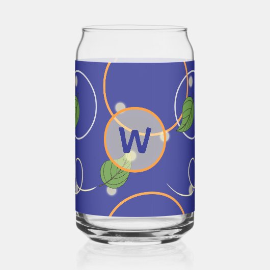 Vuurvliegjes boven water blikvorm glas (Voorkant)