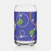 Vuurvliegjes boven water blikvorm glas (Links)