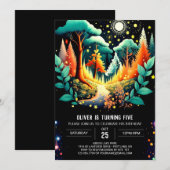 Vuurvliegjes Dans Wonderland Verjaardag Kaart (Voorkant / Achterkant)