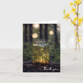 Vuurvliegjes in pot dank je kaart (Gele Bloem)