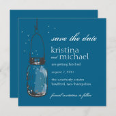 Vuurvliegjes & Mason Pot Save the Date (Voorkant / Achterkant)