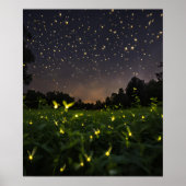 Vuurvliegjes onder de sterren poster (Voorkant)