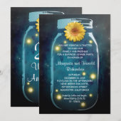 Vuurvliegjes & Rustieke Muurpot Whimsige Jubileum Kaart (Voorkant / Achterkant)