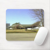 Vuurvliegtuig (F4-Phantom) Mousepad Muismat (Met muis)