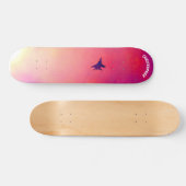 Vuurvliegtuig, rode hemel persoonlijk skateboard (Horizontaal)