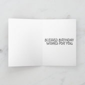 VUURVLIJGEN & VROUW KUNST VERJAARDAGSKAART VOOR HA KAART (Binnen)