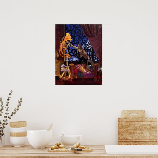 Vuurvogel - Afdrukken of Posters (Keuken)