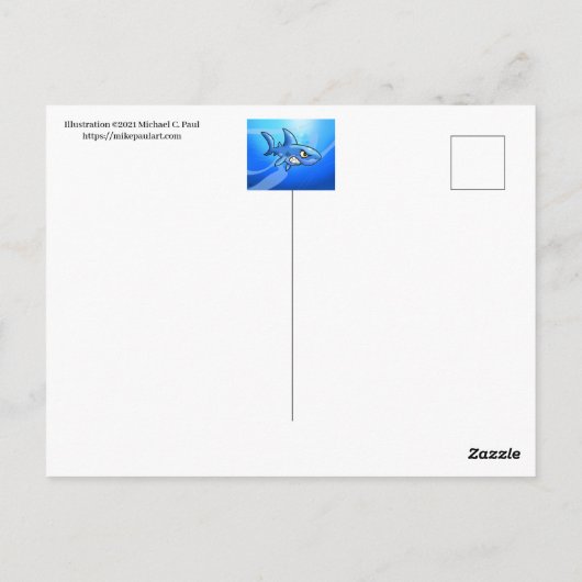 Vuurvogel Briefkaart (Achterkant)