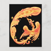 Vuurvogel Briefkaart (Voorkant)