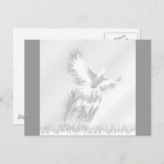 Vuurvogel Briefkaart (Voorkant / Achterkant)