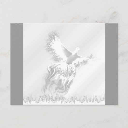 Vuurvogel Briefkaart (Voorkant)