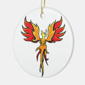 Vuurvogel Keramisch Ornament (Links)