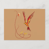 Vuurvogel (Little Phoenix) Briefkaart (Voorkant)